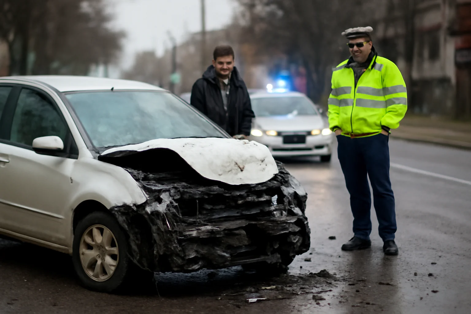 Accident în Galați: șofer băut și suspect de consum de droguri