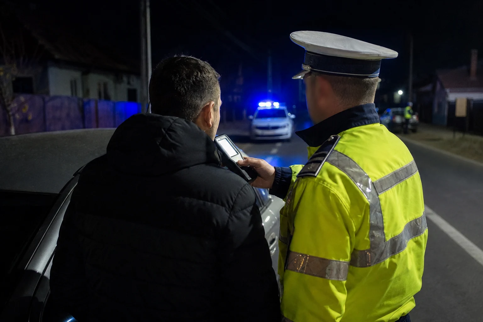 DJ 242A: moped fără număr, șofer de 30 de ani din Berești-Meria cu 1,24 mg/l alcool
