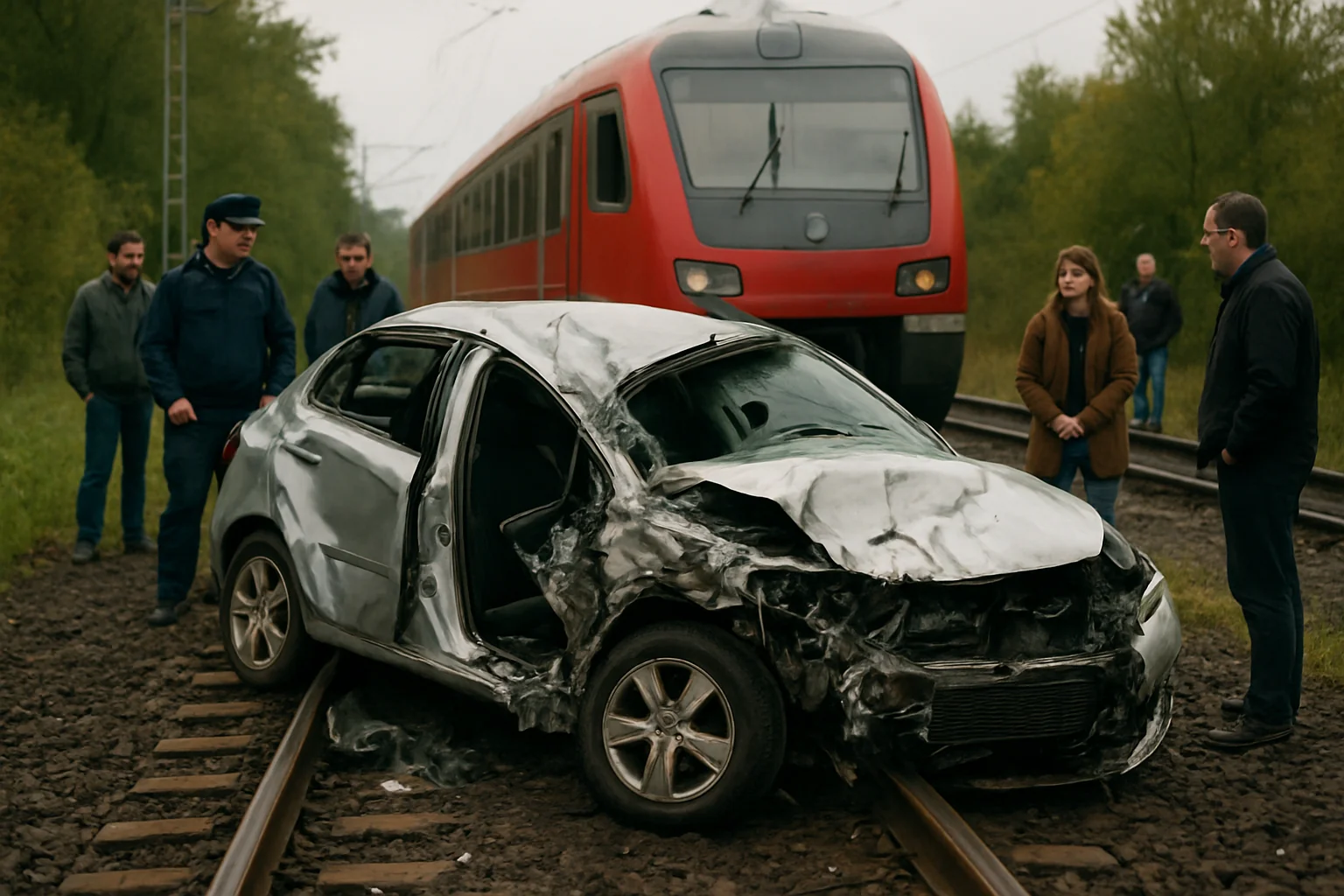 Tecuci: tragedie la Ghidigeni — 4 morți după impact cu trenul